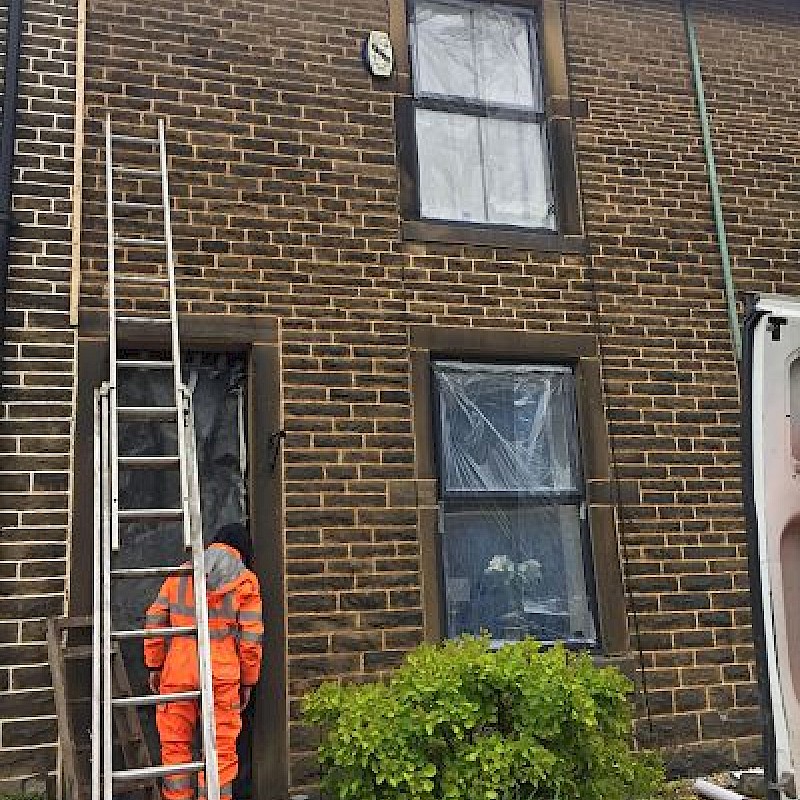 Before stone cleaning.
