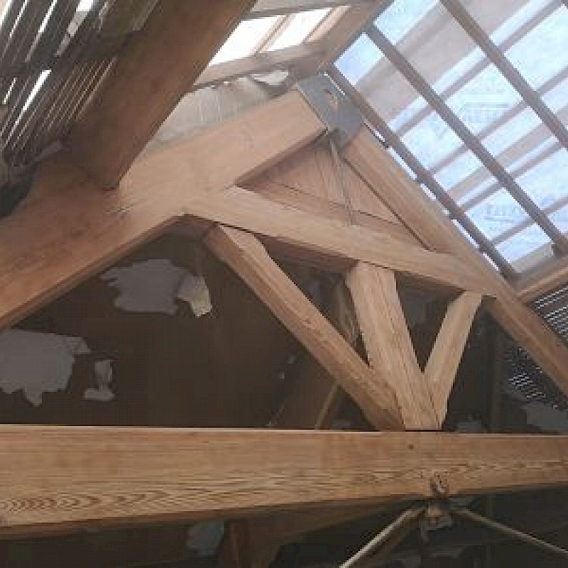 After beams blasted.